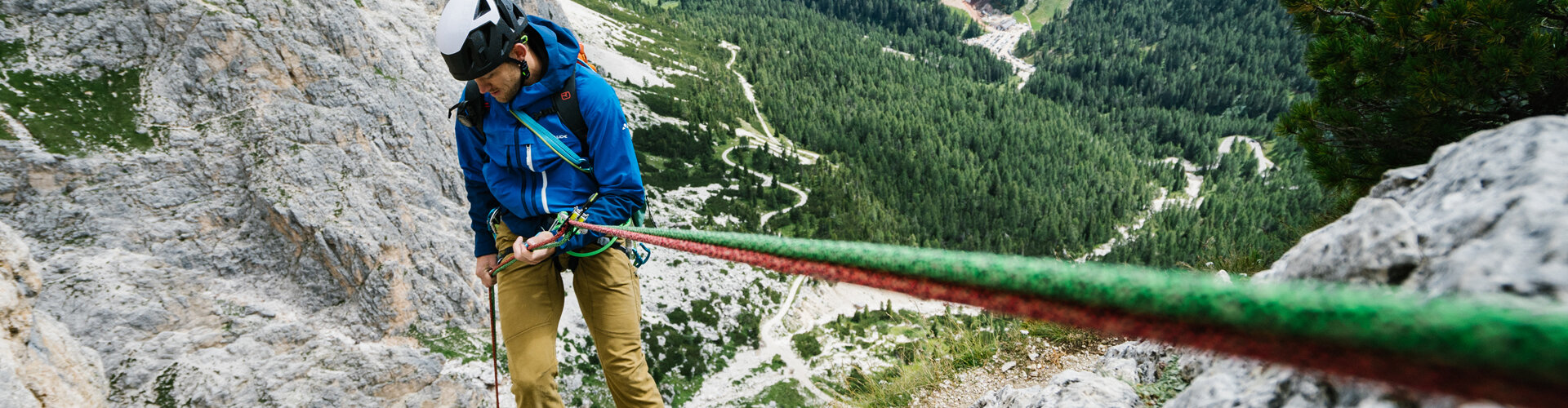 Knots for connecting ropes when rappelling | EDELRID